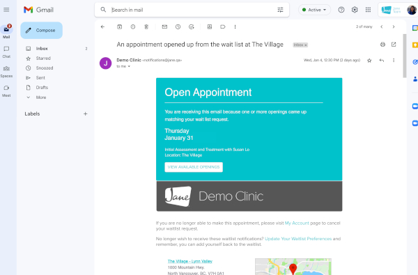 Helpful Waitlists and Automatic Notifications